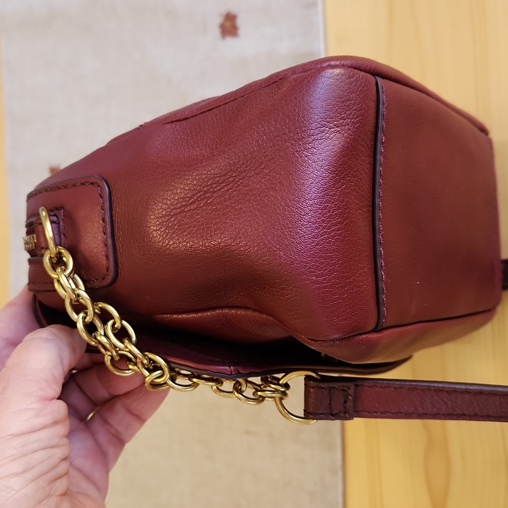 Fossil Aria Cabernet Small Crossbody Shoulder Bag - Picture 16 of 17